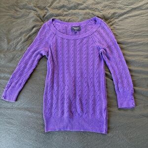 American Eagle Outfitters Purple Women's Sweater